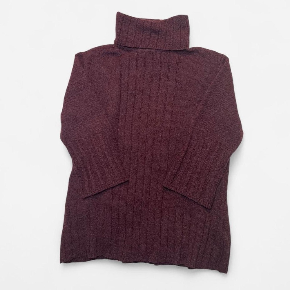 Deep Burgundy Cowl Neck Sweater